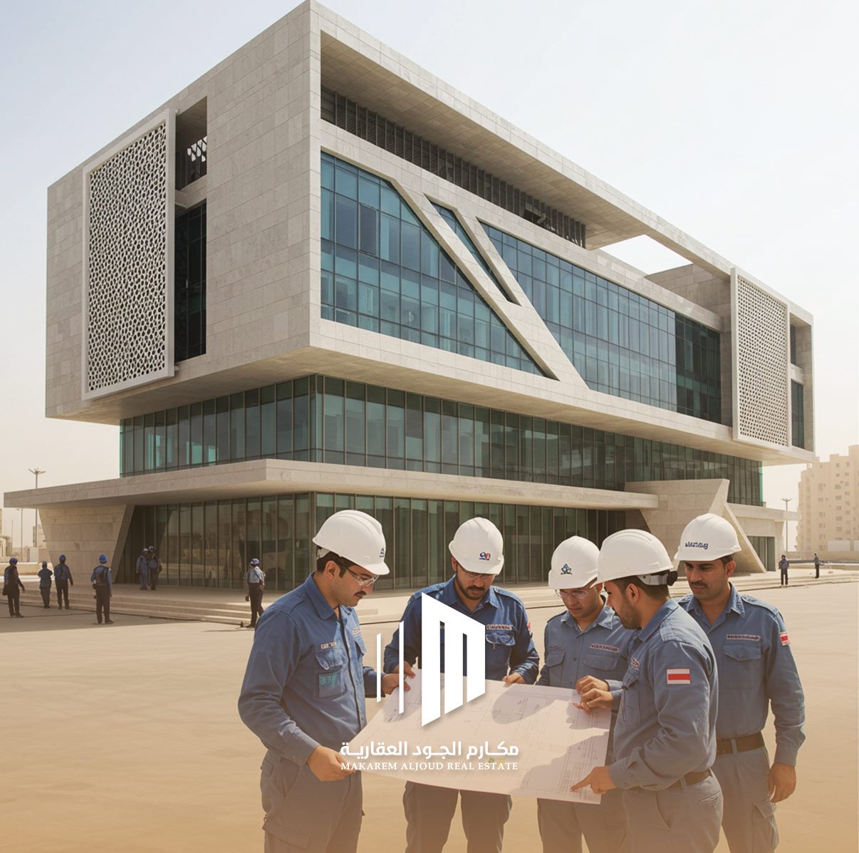 تصميم هندسي حديث في جدة محتوي
