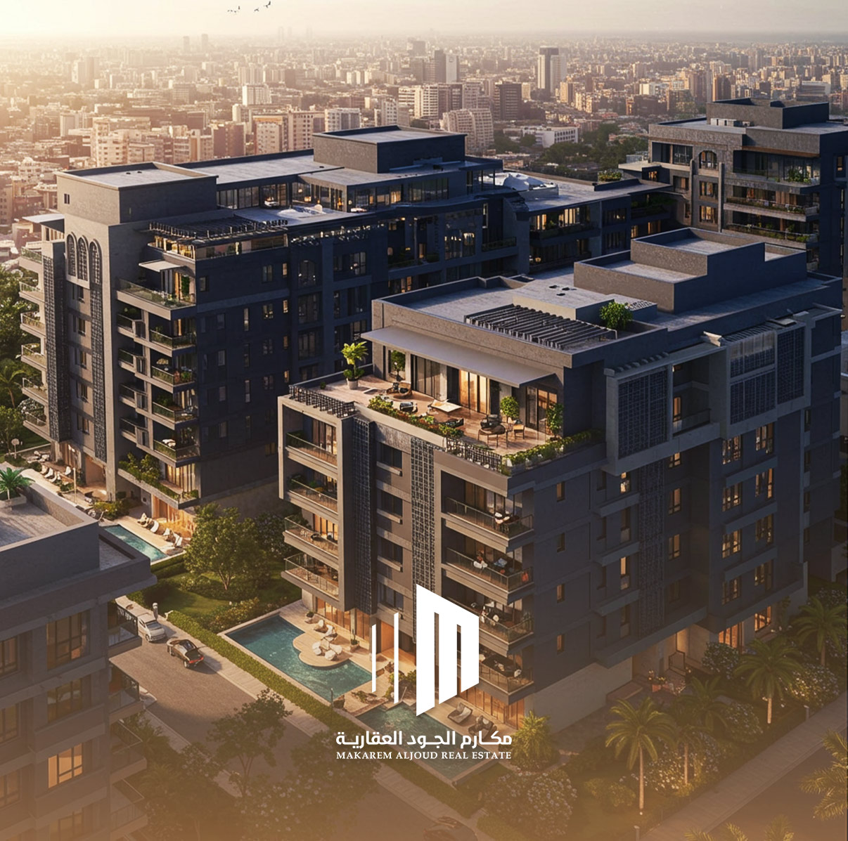 شقق فاخرة للبيع في مكارم إيفيرا