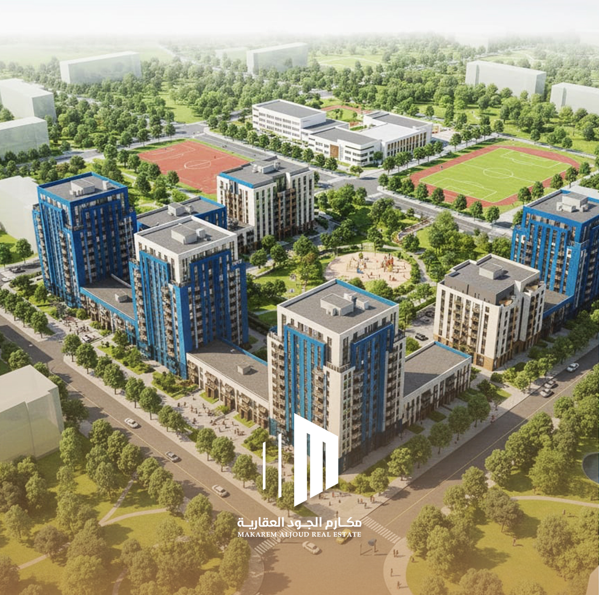 شقق تمليك قرب المدارس والخدمات