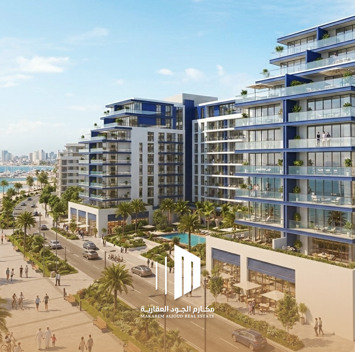 شقق قريبة من الكورنيش