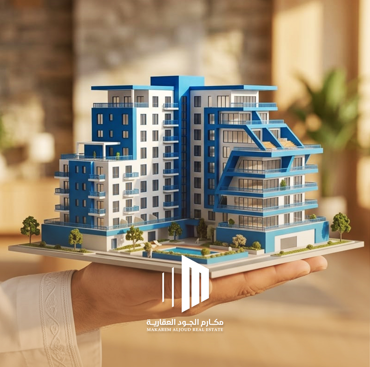 شقق بمساحات متنوعة