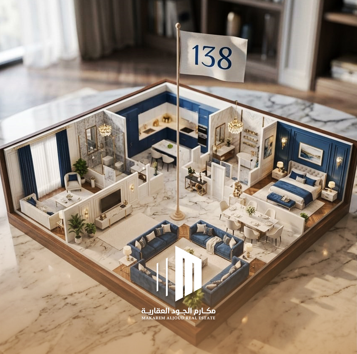 شقق فاخرة مشروع 138 جدة