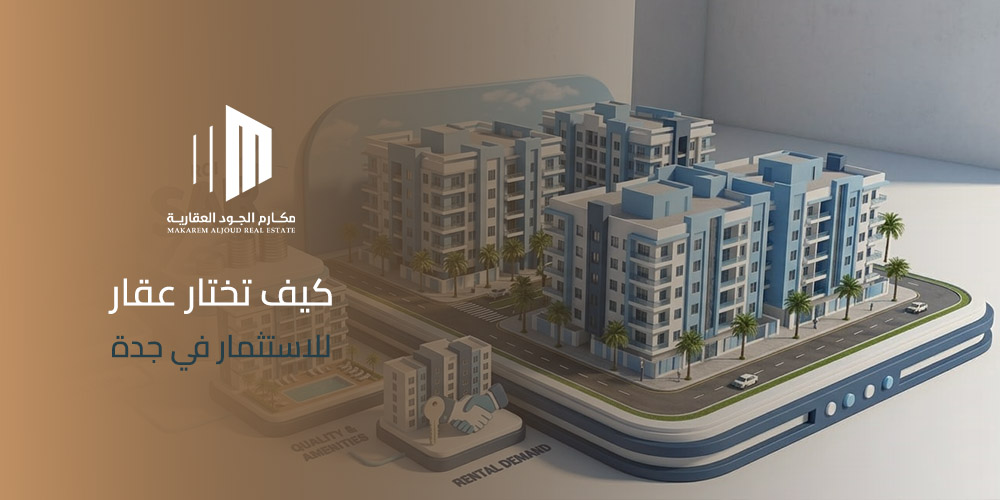 غلاف مقال كيف تختار عقار للاستثمار في جدة من مكارم الجود العقارية