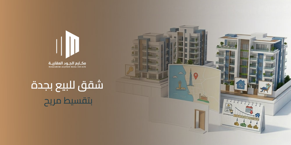 غلاف مقال شقق للبيع بجدة بتقسيط مريح من مكارم الجود العقارية