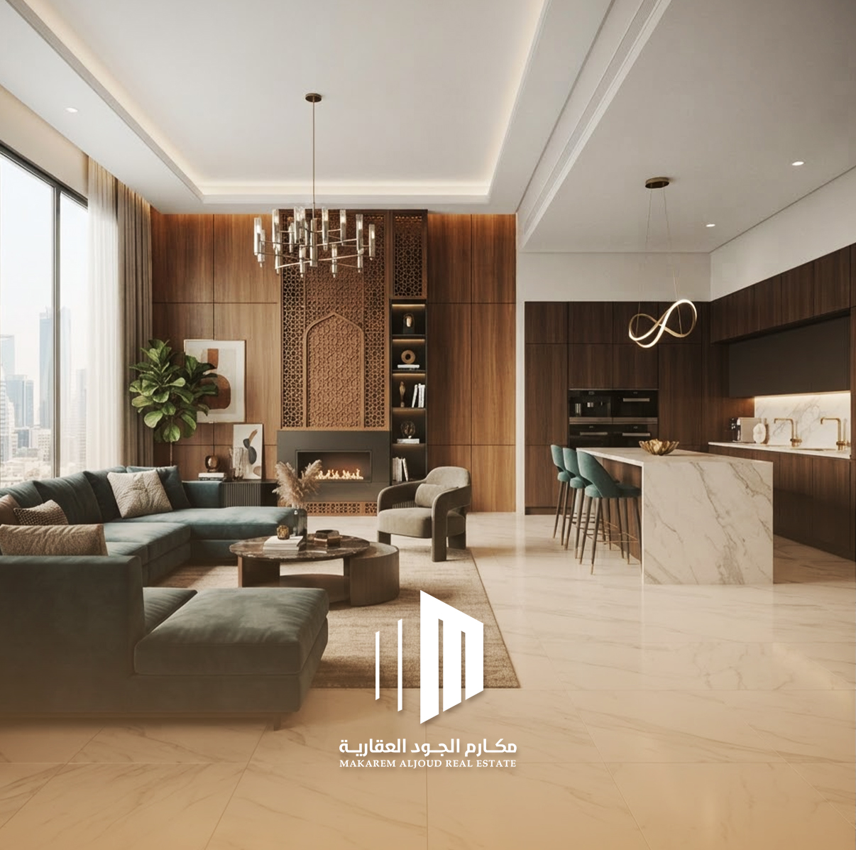 وحدات سكنية حديثة بتشطيبات فاخرة محتوي 